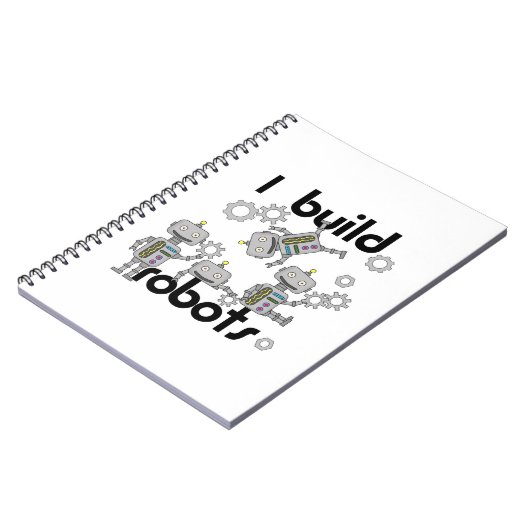 I Build Robots Notitieboek (Linkerzijde)