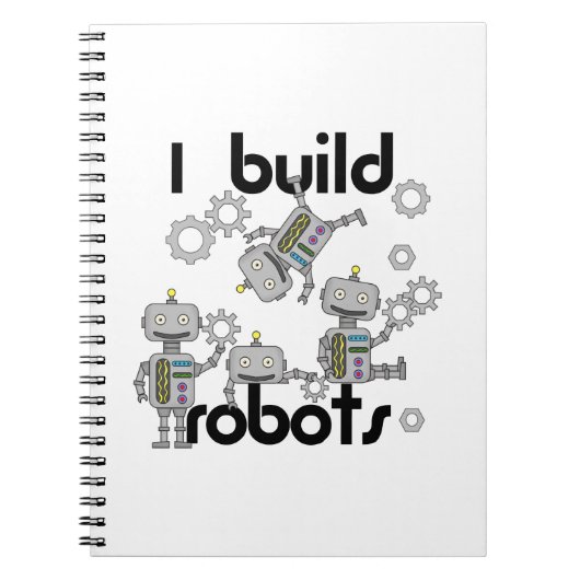 I Build Robots Notitieboek (Voorkant)