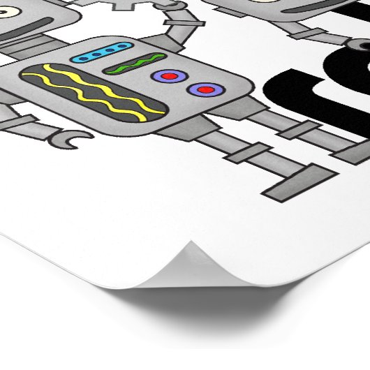 I Build Robots Poster (Hoek)