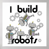 I Build Robots Poster (Voorkant)