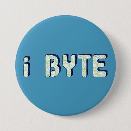 I Byte Ronde Button 7,6 Cm (Voorkant)