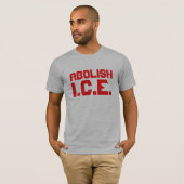 I.C.E. afschaffen T-shirt (Voorkant volledig)