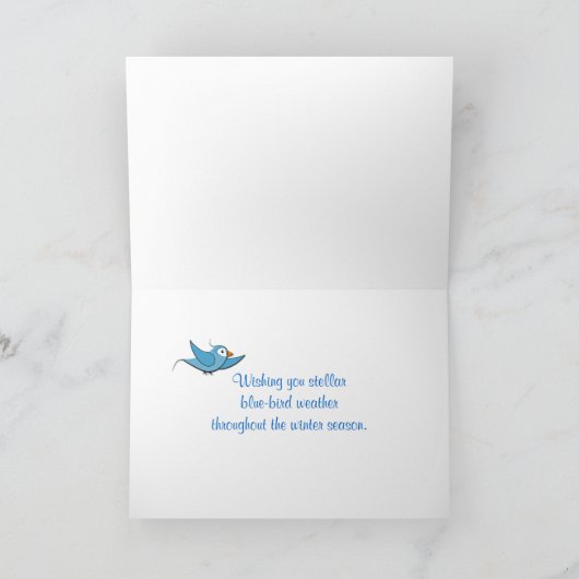 I C Penguin Feestdagen Kaart (Binnen)