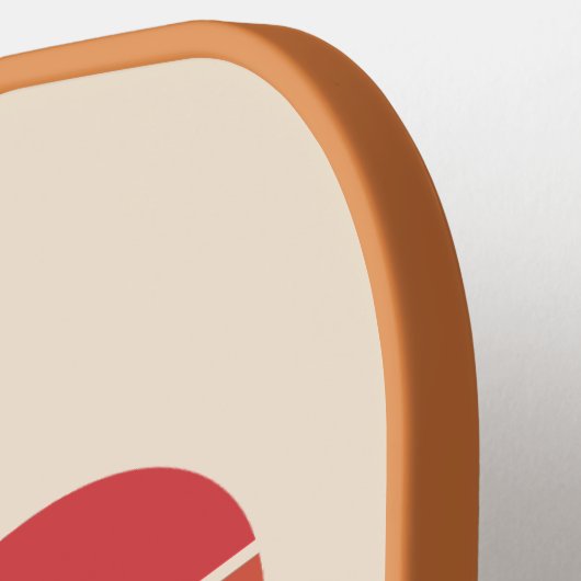 I ♥ Californië Retro Pickleball Paddle (Links Detail)