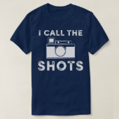 I call the shots White Graphic  T-shirt (Design voorkant)