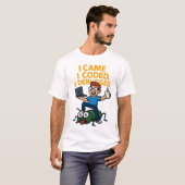 I Came I Coded I Debugged Funny Programmer T-Shirt (Voorkant volledig)