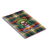 I Came I Sat I Sparkled Funny Christmas Bulldog Notitieboek (Rechterzijde)