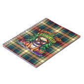 I Came I Sat I Sparkled Funny Christmas Bulldog Notitieboek (Linkerzijde)