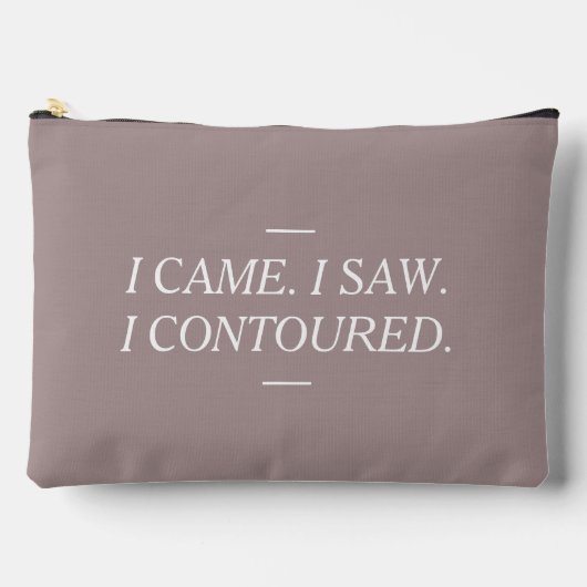 I Came I Saw I Contoured Makeup Pouch Etui (Voorkant)