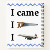 I Came, I Saw, I… Notitieboek (Achterkant)
