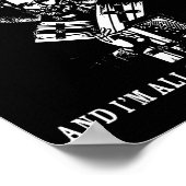 I Came To Give And Punch Heretics St Nicholas Icon Poster (Hoek)