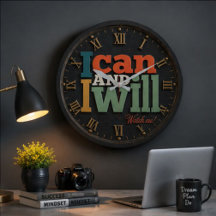 I Can and I Will Motivational Inspirational Quote