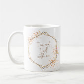 "I Can and Will" Mok in goud en roze (Links)