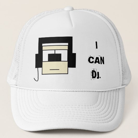 'I CAN DJ' PET! TRUCKER PET (Voorkant)