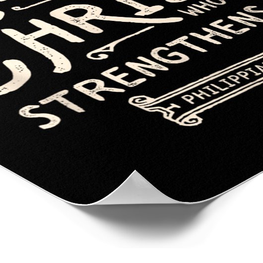 I Can Do All Thing Through Christ Bible Verse Quot Poster (Hoek)