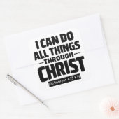 I Can Do All Things Phil 4 13 KJV Sticker (Envelop)