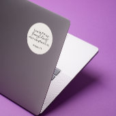 I Can Do All Things Philippians 4:13 Christian  Ronde Sticker