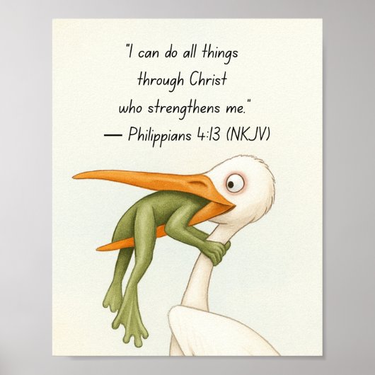 I can do all things poster (Voorkant)