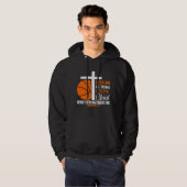 I Can Do All Things Through Christ Basketball Hoodie (Voorkant volledig)