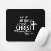 I Can Do All Things Through Christ - Christian Gif Muismat (Met muis)