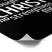 I Can Do All Things Through Christ - Christian Gif Poster (Hoek)