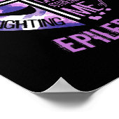 I Can Do All Things Through Christ - Epilepsy Awar Poster (Hoek)