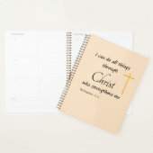 I can do all things through Christ Planner (Display)