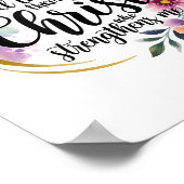 I Can Do All Things Through Christ  Poster (Hoek)