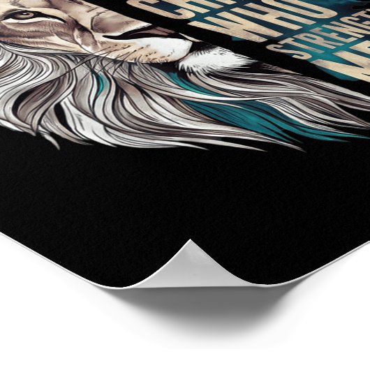 I Can Do All Things Through Christ Poster (Hoek)