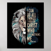 I Can Do All Things Through Christ Poster (Voorkant)