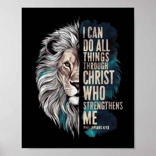 I Can Do All Things Through Christ Poster (Voorkant)