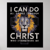 I Can Do All Things Through Christ Poster (Voorkant)