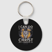 I Can Do All Things Through Christ  Sleutelhanger (Voorkant)