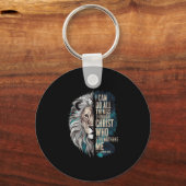 I Can Do All Things Through Christ  Sleutelhanger (Voorkant)