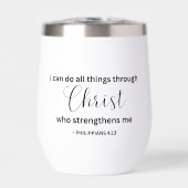 I Can Do All Things Through Christ - Tumbler (Voorkant)
