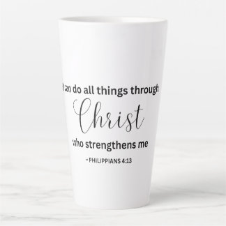 I Can Do All Things Through Christ - Tumbler Latte Mok