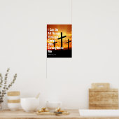 I Can Do All Things Through Christ Who Strengthen Poster (Keuken)