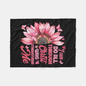 I Can Do All Things Through Christ Who Strengthens Fleece Deken (Voorkant (Horizontaal))