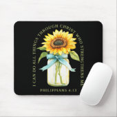 I Can Do All Things Through Christ Who Strengthens Muismat (Met muis)