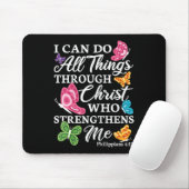 I Can Do All Things Through Christ Who Strengthens Muismat (Met muis)