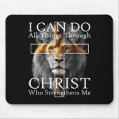 I Can Do All Things Through Christ Who Strengthens Muismat (Voorkant)