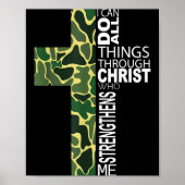 I Can Do All Things Through Christ Who Strengthens Poster (Voorkant)