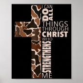 I Can Do All Things Through Christ Who Strengthens Poster (Voorkant)