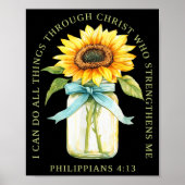 I Can Do All Things Through Christ Who Strengthens Poster (Voorkant)