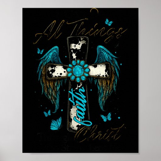 I Can Do All Things Through Christ Who Strengthens Poster (Voorkant)