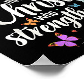 I Can Do All Things Through Christ Who Strengthens Poster (Hoek)