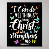I Can Do All Things Through Christ Who Strengthens Poster (Voorkant)