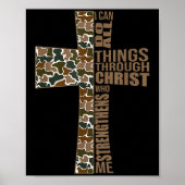 I Can Do All Things Through Christ Who Strengthens Poster (Voorkant)