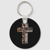 I Can Do All Things Through Christ Who Strengthens Sleutelhanger (Voorkant)