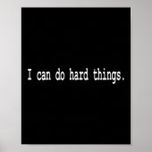 I Can Do Hard Things Poster (Voorkant)